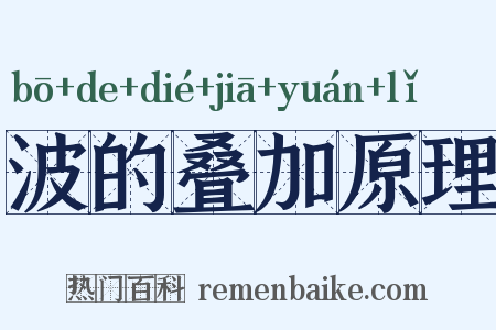 波的叠加原理是什么意思的图片